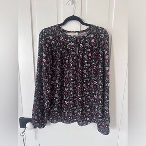 Loft long sleeve blouse size XL